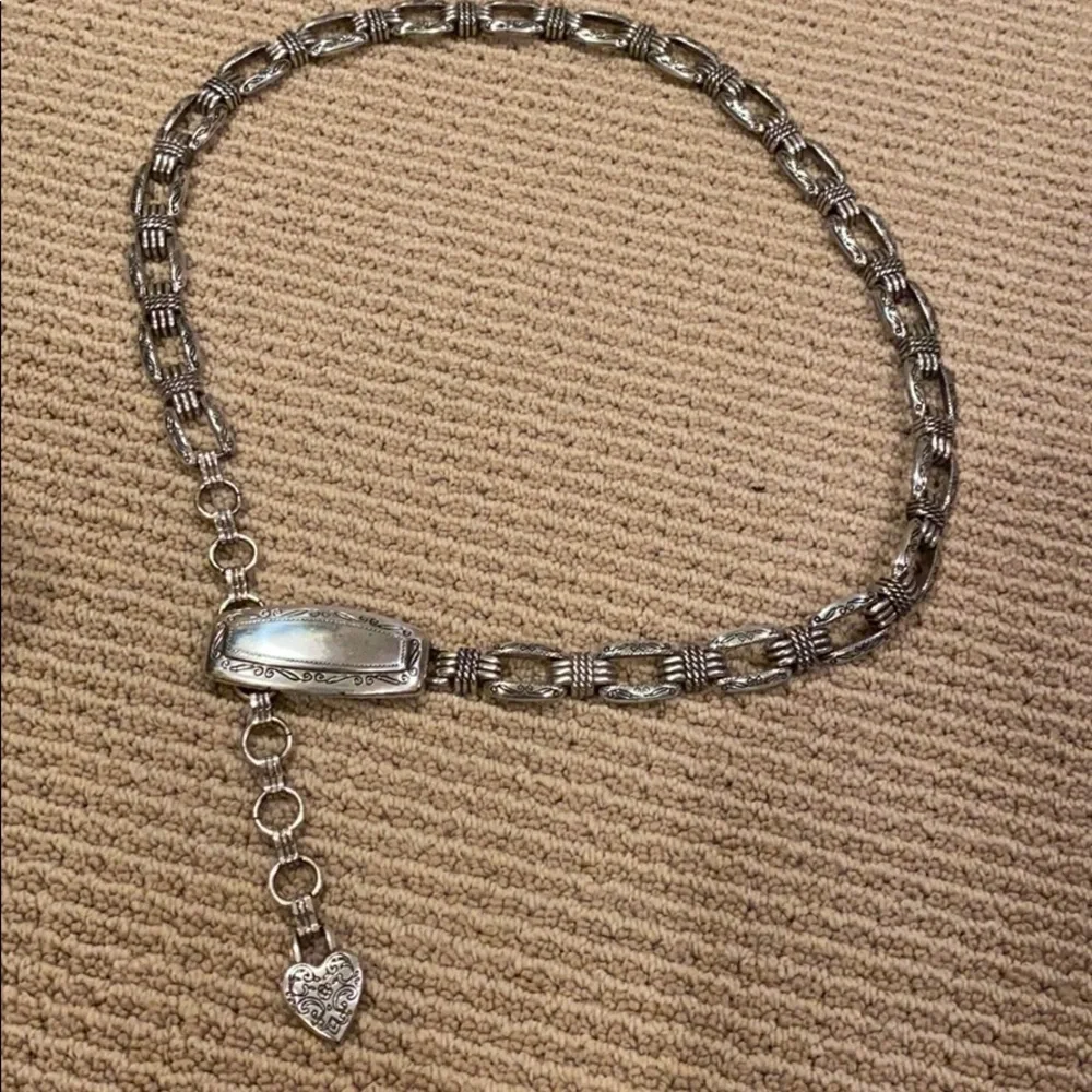 CHAIN BELT WITH BUCKLE AND HEART